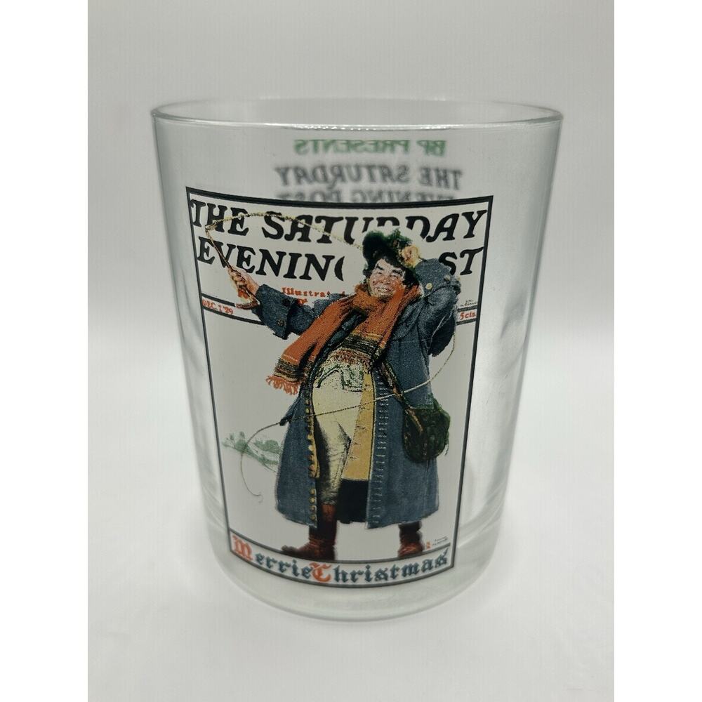 ~*vintage*~Norman Rockwell Glass Saturday Evening Post “Coachman” Dec 7 1929 EUC